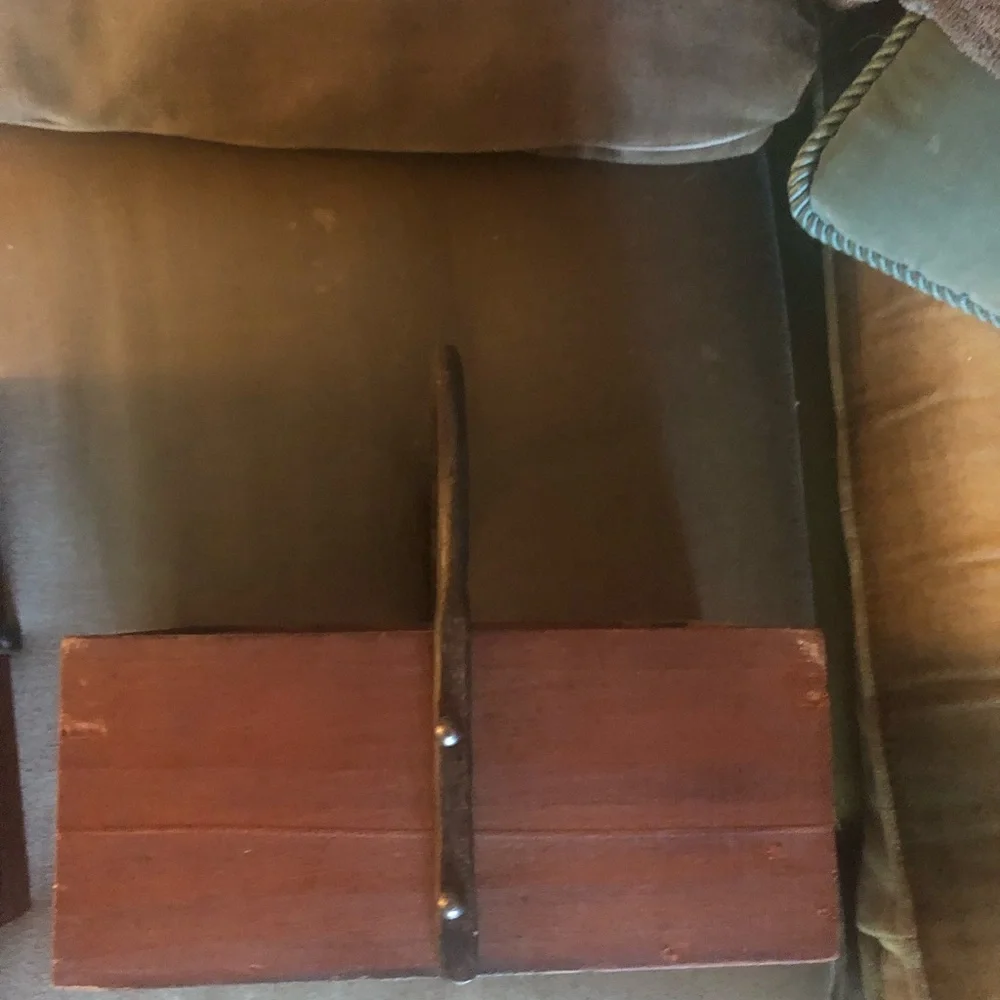 Mervyn’s Rustic Wooden Baskets (2) with Handles - $80 or $65 w/offer